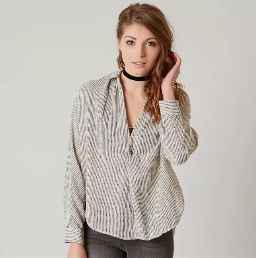 Free People Striped Long Sleeve